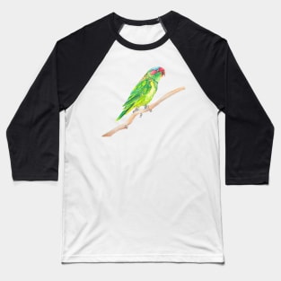 Musk lorikeet - green Australian parrot Baseball T-Shirt